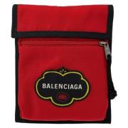 Balenciaga Vintage Pre-owned Canvas crossbodyvskor Red, Herr