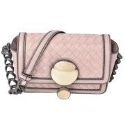 Bottega Veneta Vintage Pre-owned Laeder kuvertvskor Pink, Dam