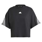 Adidas Framtida Ikoner 3 Ränder T-shirt Black, Dam