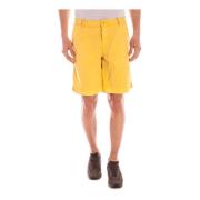 Gant Gul Bomull Bermuda Jeans med Logo Yellow, Herr