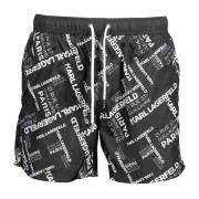 Karl Lagerfeld Herr Badkläder Boxershorts Svart Black, Herr