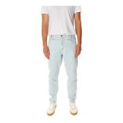 Closed Tapered Mid Waist Jeans Blue, Herr