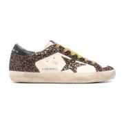 Golden Goose Glitter Star Sneakers Vit White, Dam