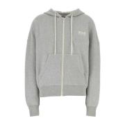 Golden Goose Grå Melange Oversize Sweatshirt Gray, Dam