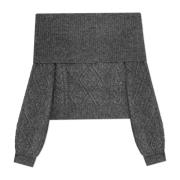 Gestuz Sweater Adiegz Gray, Dam