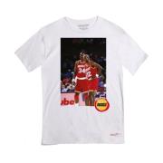 Mitchell & Ness Houston Rockets Player Photo Tee White, Herr