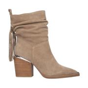 Alma EN Pena Frynsglitter Ankelboots Beige, Dam