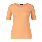 Marc Cain Rippad T-shirt Orange, Dam