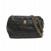 Chanel Vintage Pre-owned Laeder chanel-vskor Black, Dam