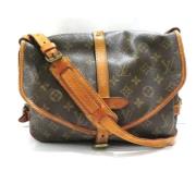 Louis Vuitton Vintage Pre-owned Canvas louis-vuitton-vskor Brown, Dam