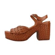 Carmela Elegant High Heel Sandaler Brown, Dam