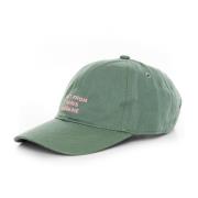 Drole de Monsieur Slogan Cap i Six-Panel Design Green, Herr