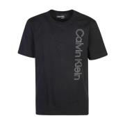 Calvin Klein Sportiga Svarta T-shirts och Polos Black, Herr