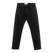 Jeanerica Tapered 5 Pocket Jeans Black, Herr