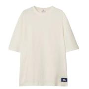 Burberry Vita T-shirts och Polos med Equestrian Knight Logo White, Her...