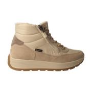 ara Beige Gore-Tex Dam Högtopp Sneaker Beige, Dam