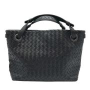 Bottega Veneta Vintage Pre-owned Laeder totevskor Black, Dam