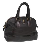 Celine Vintage Pre-owned Laeder handvskor Brown, Dam