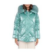 People of Shibuya Ultralight Quilted Jacket med Pearl Finish Blue, Dam