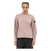 Moncler Ullpaneler Crewneck Sweatshirt Pink, Dam