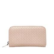 Bottega Veneta Vintage Pre-owned Laeder plnbcker Pink, Dam