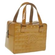 Chanel Vintage Pre-owned Laeder handvskor Yellow, Dam