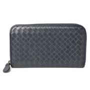 Bottega Veneta Vintage Pre-owned Laeder plnbcker Blue, Dam