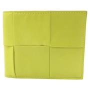 Bottega Veneta Vintage Pre-owned Laeder plnbcker Yellow, Herr