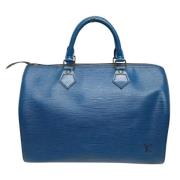 Louis Vuitton Vintage Pre-owned Laeder louis-vuitton-vskor Blue, Dam