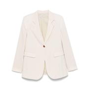 Alysi Ull Merin Meringa Blazer Jacka Beige, Dam