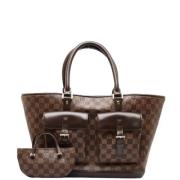 Louis Vuitton Vintage Pre-owned Canvas louis-vuitton-vskor Brown, Dam