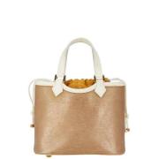 Louis Vuitton Vintage Pre-owned Canvas louis-vuitton-vskor Beige, Dam