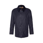 Barbour Vaxad bomullsjacka Blue, Herr