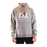 Dsquared2 Grå Sweatshirt Herrmode Aw22 Gray, Herr