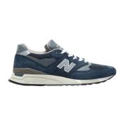 New Balance Mocka Mesh Sneakers Logotyp Broderi Blue, Herr