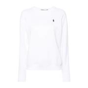 Ralph Lauren Långärmad Sweatshirt White, Dam