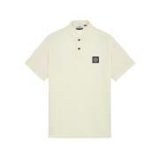 Stone Island Slim Fit Polo Shirt 2Sc17 Beige, Herr