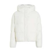 Calvin Klein Jeans Quiltad Bomberjacka White, Dam