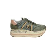 Premiata Grön Plattform Sneaker Beth Green, Dam