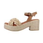 Toni Pons Elegant High Heel Sandaler Beige, Dam