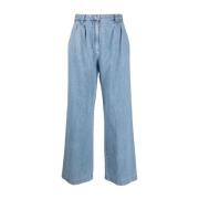 A.p.c. Wide Jeans Blue, Dam