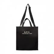 A.p.c. Återvunnen bomullstote Black, Dam