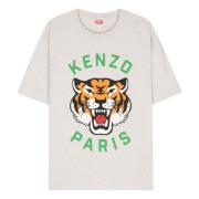 Kenzo Ljusgrå T-shirt White, Herr