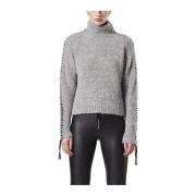 Thom Krom Alpaca High Neck Sweater Gray, Dam