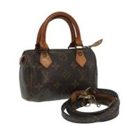 Louis Vuitton Vintage Pre-owned Canvas handvskor Brown, Dam