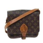 Louis Vuitton Vintage Pre-owned Canvas louis-vuitton-vskor Brown, Dam