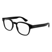 Gucci Stilfull herrglasögonbåge Black, Unisex