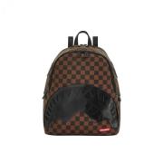 Sprayground Genomskinlig ryggsäck med dragkedja framficka Brown, Unise...