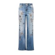 Nenette Ljus Denim Jeans Blue, Dam