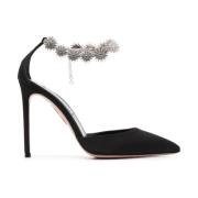 Aquazzura Svart Comet Pump 105 Black, Dam